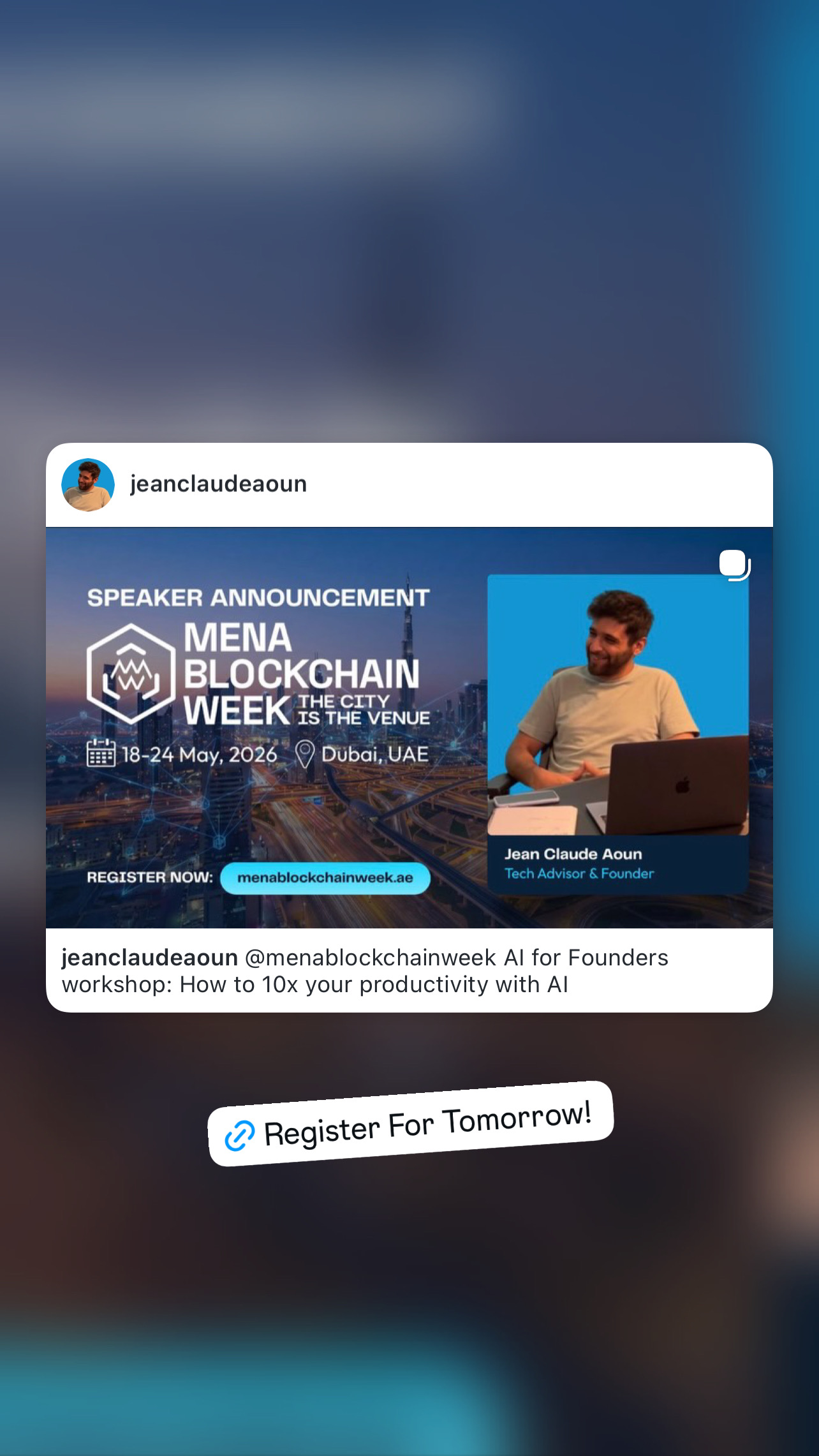 MENA Blockchain Week — Recap
